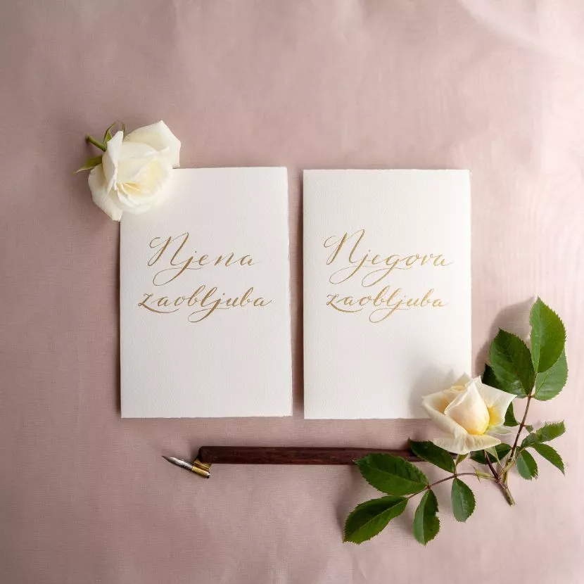 Elegant calligraphy