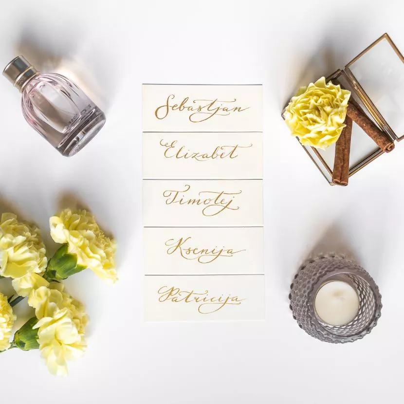 Elegant calligraphy