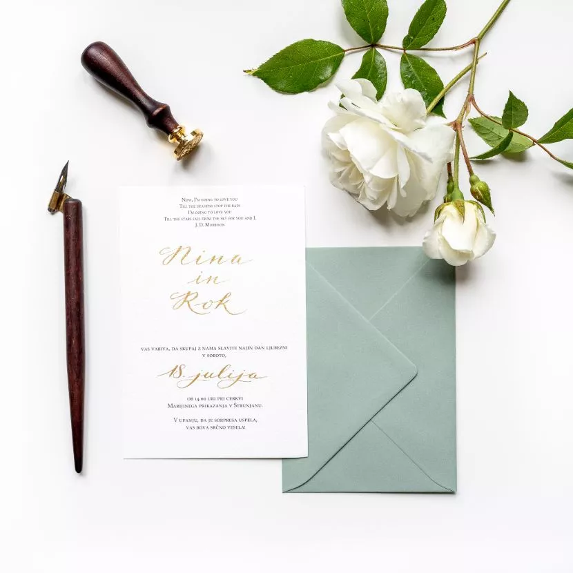 Elegant calligraphy