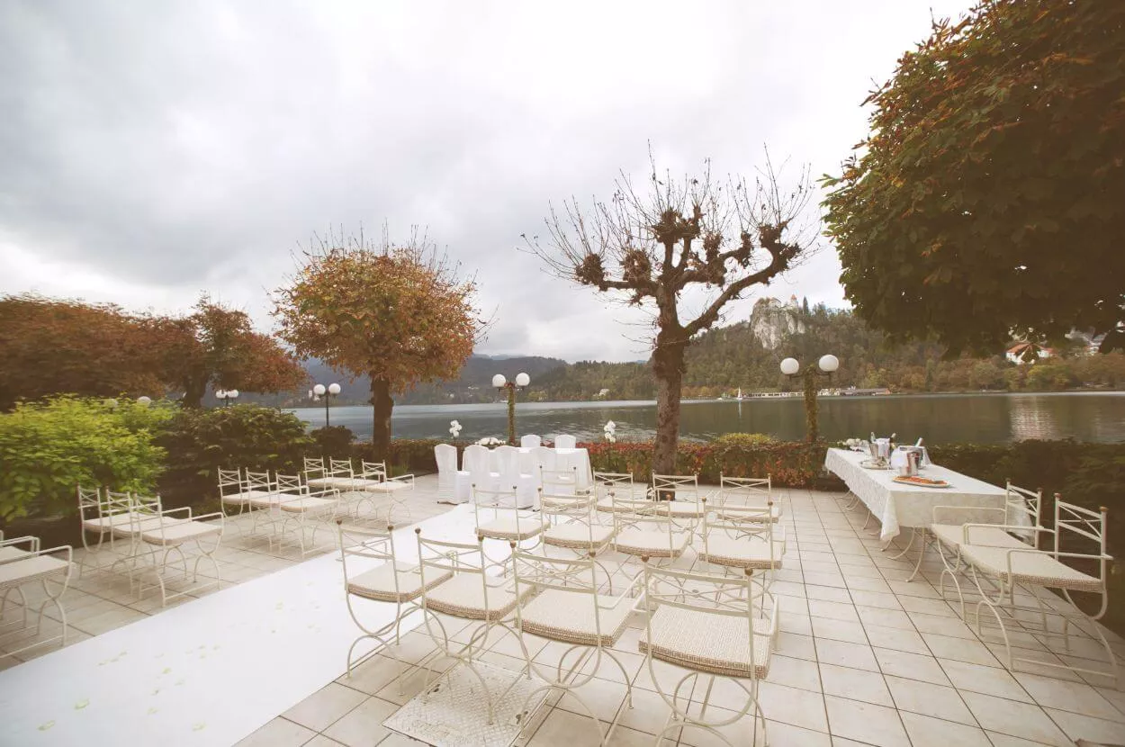 Obred na terasi grand hotel toplice