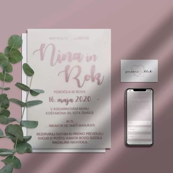 Porocni klik pink stationary